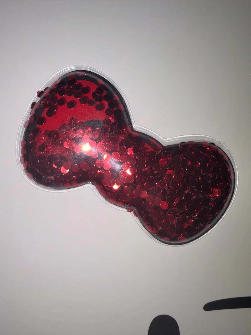 🏝️🎉 NEW Hello Kitty Sanrio 3D Sequin Bow Notebook Journal 80 Sheets NWOT